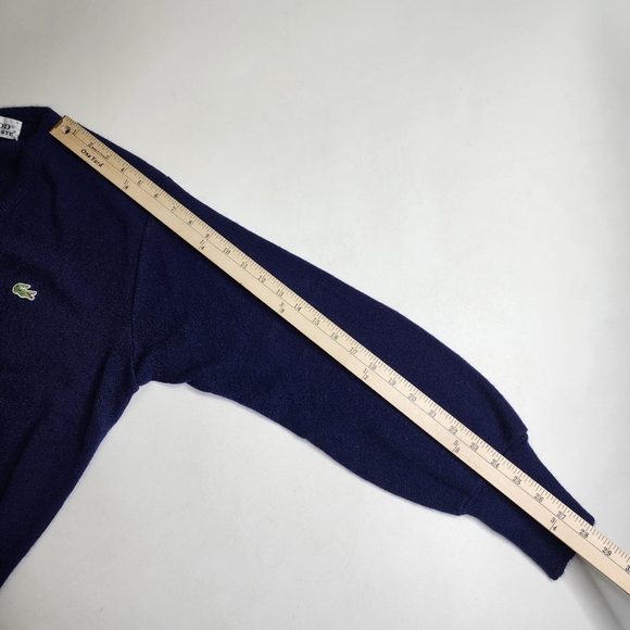 Izod Lacoste V‎ Neck Acrylic Sweatshirt Size Large - Picture 7 of 7